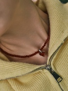 Чокер из бисера «Хрусталь» сердце, красный в серебре, 36 см + 5 см доп, цепочка - Фото 6