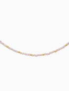 Чокер «Хрусталь» бусины, светло-розовый в золоте, 36 см + 5 см доп, цепочка - Фото 3