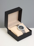 Коробочка подарочная для часов из экокожи, 10×10×6 см, вставка бежевая, чёрная - Фото 6