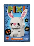 УЦЕНКА Конструктор блочный «PIXI. Зайка», животные, мини блоки, 108 деталей - Фото 3