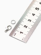 Замок-карабин, набор 55 замков, 55 колец, 12×7 мм, цвет серебро - Фото 3