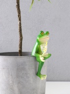 Фигурка для флорариума «Лягуха с лимонадом», полистоун, декор на кашпо, 5.3×5.5×10.3 см - Фото 3