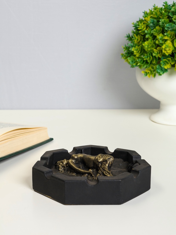 Пепельница для дома «Аврора», 3.8×11.5×11.5 см - Фото 1