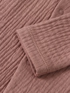 Комбинезон детский из жатой ткани «Крошка Я», рост 62-68 см, шоколадный - фото 809050130