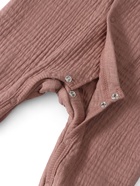 Комбинезон детский из жатой ткани «Крошка Я», рост 62-68 см, шоколадный - Фото 4