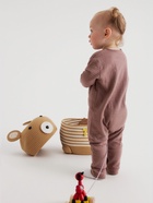 Комбинезон детский из жатой ткани «Крошка Я», рост 74-80 см, шоколадный - Фото 3