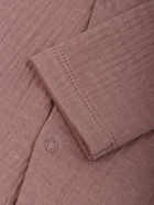 Комбинезон из жатой ткани Крошка Я, р.74-80 см, шоколадный - фото 809140705