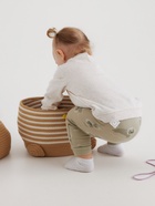 Костюм детский (свитшот, штанишки) «Крошка Я», размер 62-68 см, серый/зеленый - Фото 2