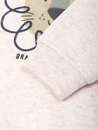 Костюм детский (свитшот, штанишки) «Крошка Я», размер 68-74 см, серый/зеленый - Фото 8