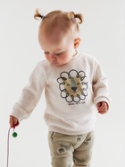 Костюм детский (свитшот, штанишки) «Крошка Я», размер 74-80 см, серый/зеленый - Фото 4