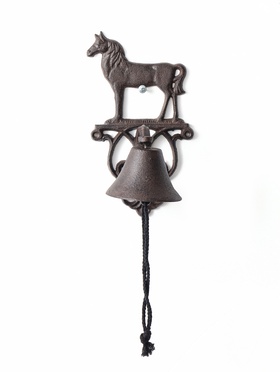 Колокол настенный «Конь», чугун, сувенирный декор, 13.5×14×25 см 10869143