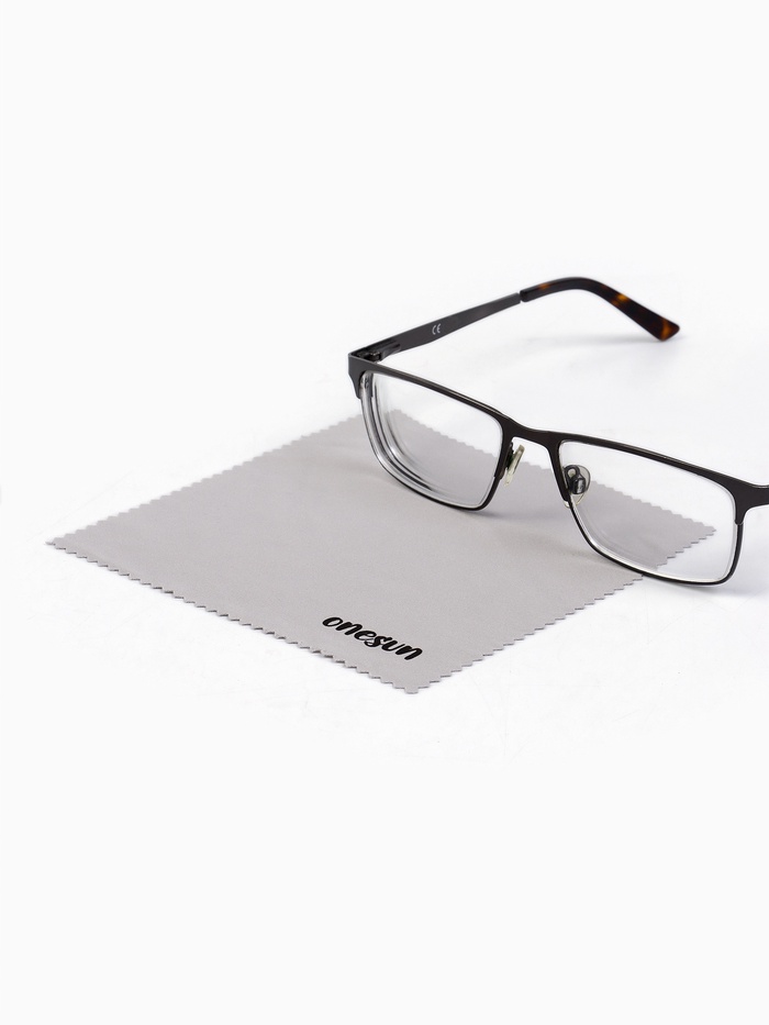 Салфетка для очков OneSun, 13×13 см, серая - Фото 1