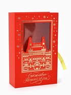 Коробка‒книга «Новогодний городок», тиснение, 20 х 12.5 х 5 см 10865265 - фото 16911573