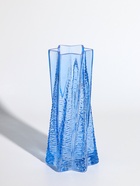 Ваза «Флоранс», 25×11×9 см, стекло, голубая - Фото 1