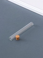 Маленькая стеклянная баночка прозрачная «Колба с пробкой», для творчества и декора, 1.2×1.2×10 см - фото 809032730