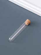 Маленькая стеклянная баночка прозрачная «Колба с пробкой», для творчества и декора, 1.2×1.2×7 см - фото 809032735