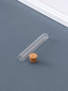 Маленькая стеклянная баночка прозрачная «Колба с пробкой», для творчества и декора, 1.2×1.2×7 см - фото 809032736