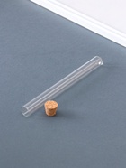 Маленькая стеклянная баночка прозрачная «Колба с пробкой», для творчества и декора, 1.5×1.5×14 см - фото 809032742