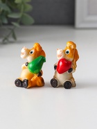 Фигурка полистоун «Коняшка с фруктиком», 2.2×2.5×4.7 см, МИКС - Фото 2