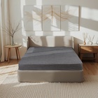 Простыня Этель Quiet shade 180×200+25см 100% жатый хлопок 140г/м2 - фото 47828069