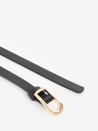 Ремень женский тонкий, 110×1.2 см, пряжка металл, золотистая, чёрный - Фото 6