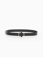 Ремень женский, 110×2.7 см, пряжка-затяжка металл, серебристая, чёрный - Фото 5