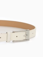 Ремень женский, 110×2.7 см, пряжка металл, серебристая, белый - Фото 4