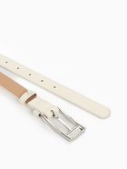 Ремень женский, 110×2.7 см, пряжка металл, серебристая, белый - Фото 7