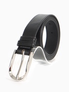 Ремень женский, 110×2.8 см, овальная пряжка металл, серебристая, чёрный - Фото 2