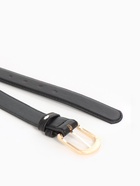 Ремень женский, 110×2.8 см, классическая пряжка металл, золотистая, чёрный - Фото 7