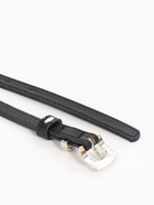 Ремень женский тонкий, 110×1.3 см, с пряжкой металл, чёрный - Фото 7