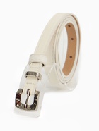 Ремень женский тонкий, 110×1.3 см, с пряжкой металл, белый - Фото 2