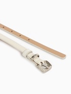 Ремень женский тонкий, 110×1.3 см, с пряжкой металл, белый - Фото 6