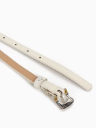 Ремень женский тонкий, 110×1.3 см, с пряжкой металл, белый - Фото 7