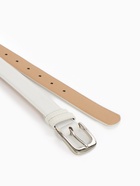 Ремень женский, 110×2.8 см, пряжка металл, серебристая, белый - Фото 5