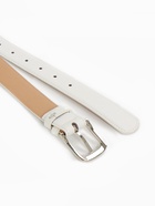 Ремень женский, 110×2.8 см, пряжка металл, серебристая, белый - Фото 6