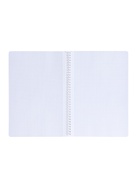 Тетрадь на гребне, Calligrata, Beautiful flowers, A4, 96 листов, в клетке, обложка мелованный картон, матовая ламинация, 3D фольга, блок 65 г/м², МИКС 10458909