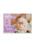 Альбом для рисования Hatber «Уютные котики», А4, 40 листов, на скобе, МИКС 10894995 - фото 7502394