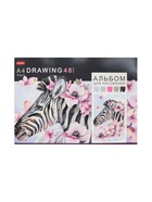 Альбом для рисования Hatber «Акварельная палитра» А4, 48 листов, на скобе 10894999 - фото 7502400