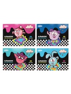 Альбом для рисования Hatber «Смешарики», А4, 48 листов, на скобе - Фото 1