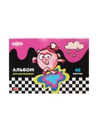 Альбом для рисования Hatber «Смешарики», А4, 48 листов, на скобе - Фото 5