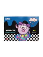 Альбом для рисования Hatber «Смешарики», А4, 48 листов, на скобе - Фото 6