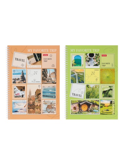 Тетрадь Hatber. TRAVEL А4, 80 листов, в клетку, на гребне