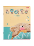 Тетрадь 12л лин Hatber "Кофейные коты", на скобе, скругл углы, 60-65г/м? 5В МИКС (комплект 10 шт) - фото 50916669