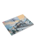 Альбом для рисования и художественных работ А4, 10 листов, «Паровоз в горах», жесткая подложка (комплект 2 шт) - фото 51028781