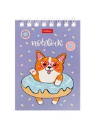 Блокнот Hatber «Забавные корги», 40 листов, А7, на гребне, обложка из мелованного картона - Фото 5