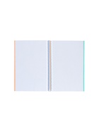 Тетрадь с тв/обл 120л А4 кл Hatber "Color Line", на гребне, многоцв, перфорац, S-touch 10895023 - фото 16906117