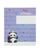 Тетрадь 18л кл Hatber "Забавные панды", на скобе, скругл углы, 60-65г/м² 5В МИКС 10895035