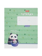 Тетрадь 18л кл Hatber "Забавные панды", на скобе, скругл углы, 60-65г/м² 5В МИКС 10895035