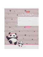 Тетрадь 18л кл Hatber "Забавные панды", на скобе, скругл углы, 60-65г/м² 5В МИКС 10895035